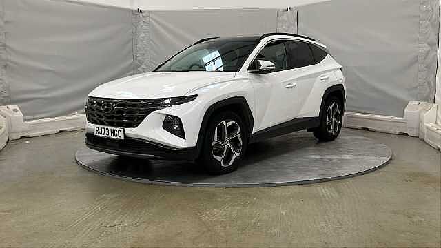 Hyundai TUCSON 1.6 h T-GDi Ultimate SUV 5dr Petrol Hybrid Auto Euro 6 (s/s) (230 ps) White