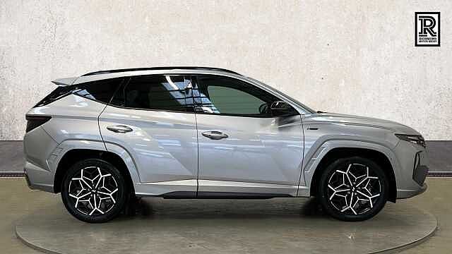 Hyundai TUCSON 1.6 h T-GDi N Line SUV 5dr Petrol Hybrid Auto Euro 6 (s/s) (230 ps) Shimmering Slvr