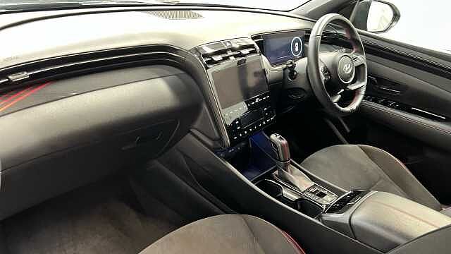 Hyundai TUCSON 1.6 T-GDi MHEV N Line SUV 5dr Petrol Hybrid DCT Euro 6 (s/s) (150 ps) Phantom Black