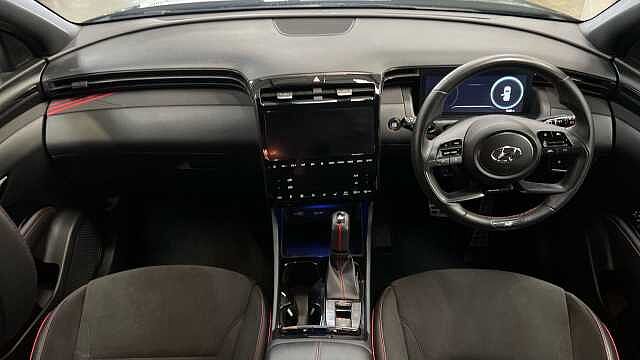 Hyundai TUCSON 1.6 T-GDi MHEV N Line SUV 5dr Petrol Hybrid DCT Euro 6 (s/s) (150 ps) Phantom Black