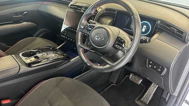 Hyundai TUCSON 1.6 h T-GDi N Line S SUV 5dr Petrol Hybrid Auto Euro 6 (s/s) (230 ps) Serenity White