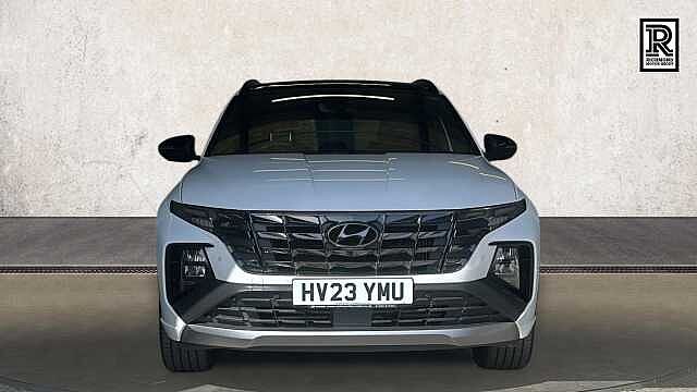 Hyundai TUCSON 1.6 h T-GDi N Line S SUV 5dr Petrol Hybrid Auto Euro 6 (s/s) (230 ps) Serenity White
