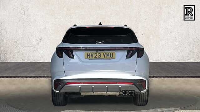 Hyundai TUCSON 1.6 h T-GDi N Line S SUV 5dr Petrol Hybrid Auto Euro 6 (s/s) (230 ps) Serenity White