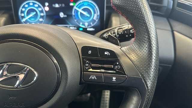 Hyundai TUCSON 1.6 h T-GDi N Line S SUV 5dr Petrol Hybrid Auto Euro 6 (s/s) (230 ps) Serenity White